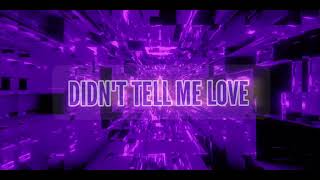 DIDN'T TELL ME LOVE - Jazz vishu ft volkain | beats provider