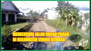 Menelusuri Jalan Rusak Parah di Desa Tanjungsari Kabupaten Sukabumi