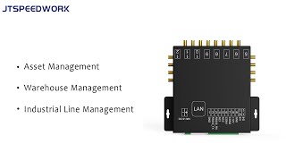 JT 916 16 Ports UHF RFID Fixed Reader With Multiple Tags Reading