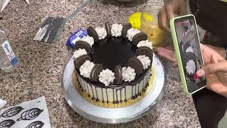 Oreo cake design | easy cake making | Oreo cake recipe #oreo #oreocake