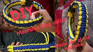 DIY-Macrame dog collar | Easy dog collar | new design macrame 2023