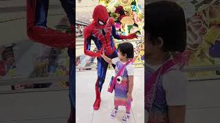 What will you do if you meet Spiderman? @JannaNickOfficial #shorts #moves  #youtubeshorts #gatal