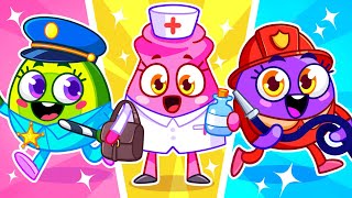 🔴 Live - Police Girl & Doctor Girl & Fire Girl + More Kids Songs & Nursery Rhymes by VocaVoca🥑