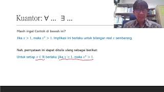 Pra Kalkulus 2.2: Kuantor "Untuk Setiap... Terdapat..."