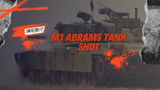 M1 abrams tank shot