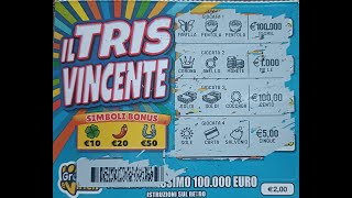 Gratto Il Tris Vincente Gratta e Vinci da 2€ #grattaevinci #grattaevincidioggi #grattaevinci