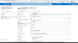 Nested Azure Traffic Manager Profile Demo