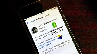 iOS 12 Beta 8 Battery Test iPhone SE