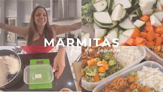 MARMITAS FIT DA SEMANA, o básico funciona, cardápio rápido e prático