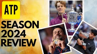 ATP Season 2024: Sensational Sinner | Alcaraz Channel Slam | Djokovic Gold | Zverev pursuit goes on