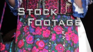 Free Stock Footage - Traditional - romanian clothing for the young