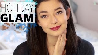 HOLIDAY MAKEUP GLAM TUTORIAL | COUNTDOWN TO CHRISTMAS 8