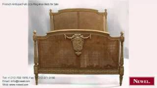 French Antique Full-size Regence Beds for Sale