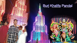 Burj Khalifa Pandal In Bijni | Burj Khalifa | First time experience #viral #Burjkhalifa