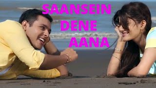 Saansein Dene aana Song 🎵 with 💓Dev Joshi 🌹 and ❤️‍🩹 Anahita Bhooshan 😘 New video 😍 song #video