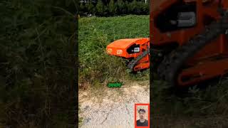 Remote control lawn mower machine l agriculture technology #shorts #ytshorts #lawnmower