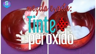 FORMULA: Mezcla exacta de tinte con peróxido❤️