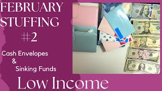 cash envelope stuffing | february #2 | low / variable income budget | sinking funds | low income