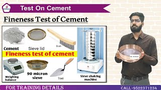 Learn How to Perform Fineness Test of Cement at site || Civil Guruji Bhopal