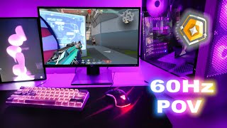 0.34 Sens Gekko With Purple Crosshair | Valorant 60Hz Chill Lofi Gameplay