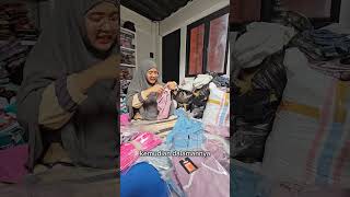 Packing packing baju asik jualan dari rumah