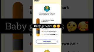 How cool is this? Our baby's genetics reveal 🥰🥰 #nipt #genetics #prenatal #unitynipt #dna #pregnancy