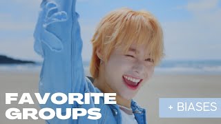 MY 50 FAVORITE KPOP GROUPS + BIASES (MOON)