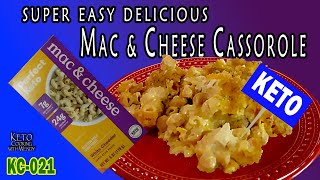 MAKING TUNA CHEESE  CASSEROLE with  PERFECT KETO  MAC AND CHEESE low carb