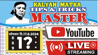 KALYAN MATKA TIPS & TRICKS MASTER is live TODAY 17.4.2024 CLOSE LINE