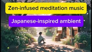 Zen-infused meditation music for Read, Study, Sleep. Tranquil Japanese Village 🌸