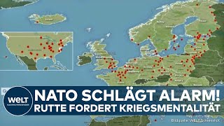 PUTINS KRIEG: Nato schlägt Alarm! Rutte will wegen Russland zur Kriegsmentalität übergehen