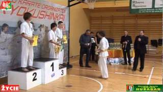 Mistrzostwa Mazowsza w Karate Shinkyokushin Wolomin  Huragan 20 03 11 nagrody cz 1.