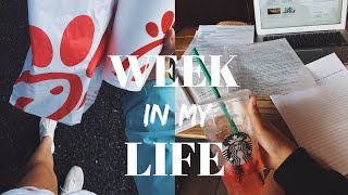 college week in my life | starbucks, tests