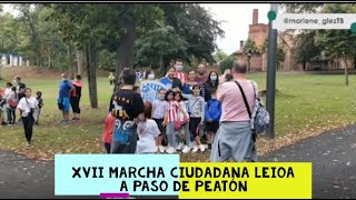 LEIOA celebra la XVII Marcha ciudadana🦓🦓 "A PASO DE PEATÓN"🦓🦓