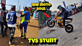 First wheelie and stunts😨 on TVS Apache RTR 310 in MOTO SOUL and IBW😍