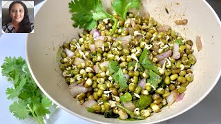 உடல் எடை குறைய உதவும் முளைப்பயறு சாலட் | Sprouted green gram salad in Tamil