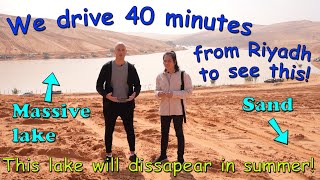 What to Do in Saudi?Massive Lake in Desert/Riding Fast Vehicle/Eating Mysterious Fruit #expat PART 1