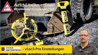 ViVax Metrotech - vLoc3-Pro Einstellungen