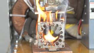 How crush Metal things? Electrical Press Test | Melt metal