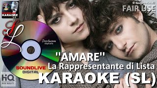 La Rappresentante di lista - Amare - karaoke (SL)