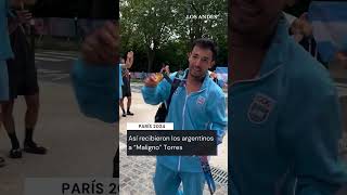 Así fue el recibimiento de la delegación argentina al "Maligno" Torres tras ganar la medalla de oro.