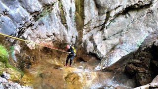 Canyoning Corba/Torrent Roig (ES, Cataluña, Girona) 2023