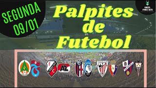 PALPITES DE APOSTAS DE FUTEBOL PARA O DIA 09/01/2023 (SEGUNDA)!!! CONFIRA AGORA MESMO!