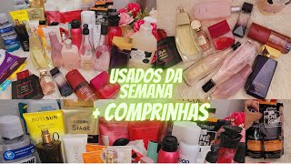 Vídeo de usadinhos da semana +comprinhas🛍😁já pega pipoca 🍿🥤🥰 #michelelisi #perfumes #usadosdasemana