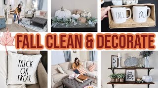 FALL CLEAN AND DECORATE WITH ME 2019 // FARMHOUSE FALL DECORATING IDEAS