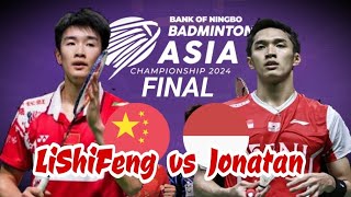 Jonatan Christie vs Li Shi Feng | Final BAC 2024 Badminton Asia Championships