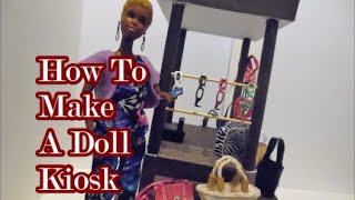 How To Make A Doll Shop Counter