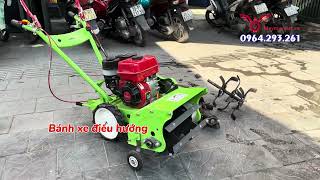 Máy xới đất tự hành Kawasaki KD170 4 chức năng, có trục băm cỏ và cách sử dụng máy | LH 0964293261