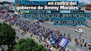 Guatemaltecos exigen renuncia del aprendiz de dictador Jimmy Inmoral es