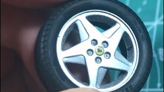 Useful Tip: Mimic a 3D-Effect on the Emblem of the Wheel Center Using Tamiya X22 Clear